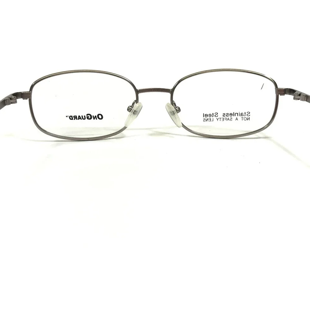 OnGuard Safety Eyeglasses Frames OG-113 Gray Oval Z87-2 Z94.3 53-18-135